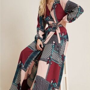 Anthropologie Porridge Wrap Dress S NWT